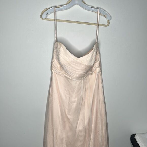 Amsale Bridesmaid Dress Light Pink Size 14 - Picture 1 of 4